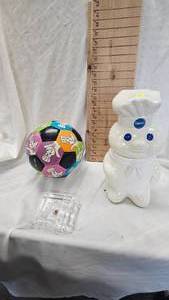 Pilsbury Dough Boy Cookie Jar, 1999, with Giggle Sound (Benjamin and Medwin)