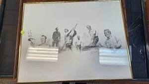 lot 168 image: Arnie Palmar Golf Print-signed