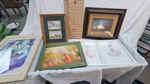 lot 159 image: Assorted Picture Lot including wildlife and angels