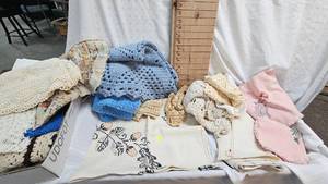 lot 147 image: Doilies, Dishtowel and Other Asst Lot