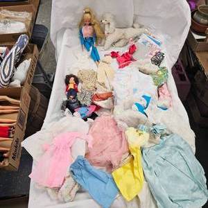 lot 89 image: Barbie Doll and Clothing Lot