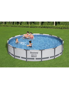 lot 24 image: Bestway Steel Pro MAX 14 x 33 Round Metal-Frame Pool Set
