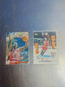 lot 50 image: Michael Jordan Trading Cards in Sleeves