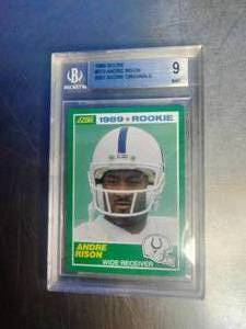 lot 64 image: Beckett Graded Andre Rison Trading Card