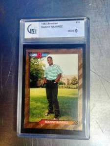 lot 65 image: GAI Graded Manny Ramirez Trading Card