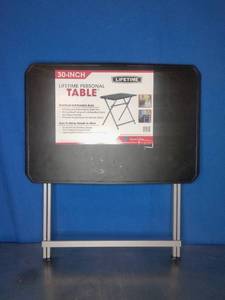 lot 80 image: 30 Lifetime Personal Table