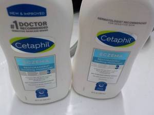 lot 58 image: 2 Cetaphil Eczema Moisturizers...