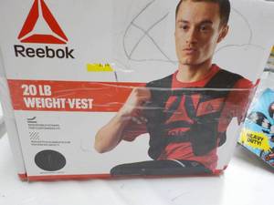 lot 76 image: Reebok 20 lb. Weighted Vest...
