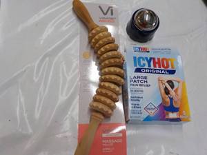 lot 80 image: Massage Rollers and Icyhot...