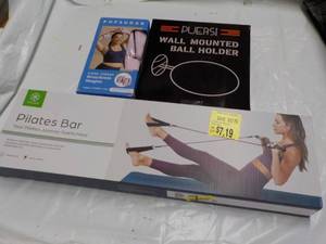 lot 95 image: Wristankle Weights, Pilates Bar an...