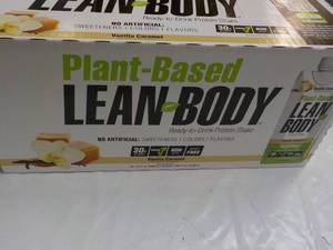 lot 110 image: 12 pack 17 oz Ctns Plant Based Lean...