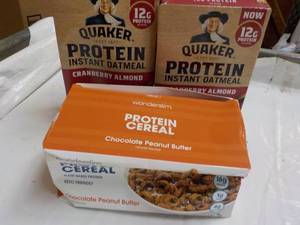 lot 127 image: Protein Instant Oatmeal and Protein...