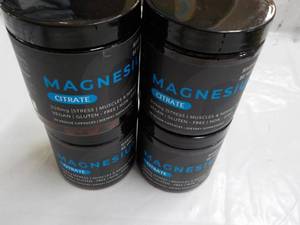 lot 128 image: 4 Magnesium Citrate 90 capsules eac...