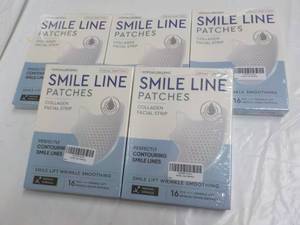 lot 132 image: 5 boxes Smile Line Patches...