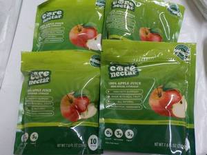 lot 135 image: 4 pkgs Core Nectar Apple Juice Stic...