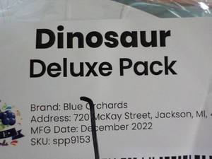lot 166 image: 2 Dinosaur Deluxe Party Packs...