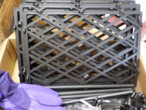 lot 170 image: 8 Panels, Decorative Fencing with G...