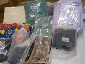 lot 181 image: New Clothing and Shower Curtains fr...