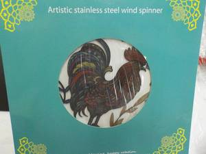 lot 184 image: Artistic Stainless Steel Wind Spinn...