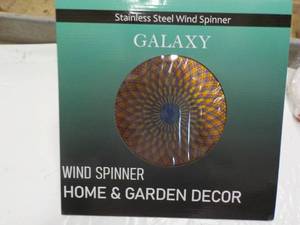lot 186 image: Galaxy Stainless Steel Wind Spinner...