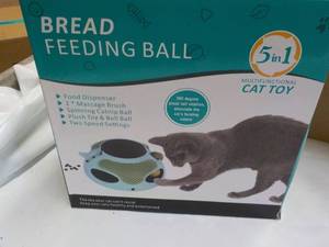 Bread Feeding Ball 5 in 1 Cat Toy...