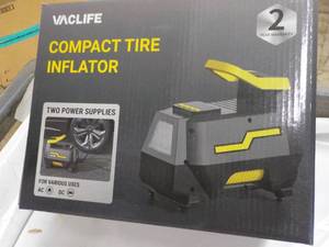 lot 204 image: Vaclife Compact Tire Inflator...