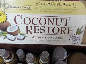 lot 235 image: 37 pc Coconut Restore Trial Size Pr...