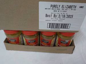 lot 261 image: 12 Jars Creamy Natural Peanut Butte...