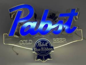 lot 1 image: Vintage PABST Blue Ribbon Light Up Beer Sign