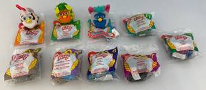 lot 2 image: Misc. Vintage Miniature McDonalds FURBYs In Original Packs (Some Packs Open)