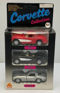 lot 10 image: Vintage Corvette Collection Die Cast Miniature Cars (NIB)
