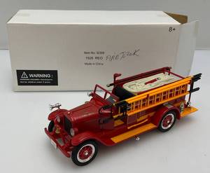 lot 16 image: Miniature Die Cast 1928 Reo Firetruck (NIB)