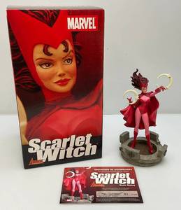 lot 34 image: Marvel Limited Edition 9633000 Scarlet Witch Figurine (NIB) With COA