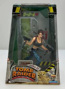 lot 37 image: Vintage Playmates Lara Croft Area 51 TOMB RAIDER (NIB)