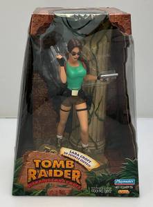lot 38 image: Vintage Playmates Lara Croft In Jungle Outfit TOMB RAIDER (NIB)