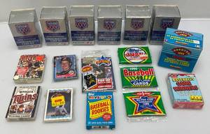 lot 73 image: Misc. Vintage Baseball Card Sets & More (Most Factory Sealed)