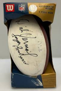 lot 111 image: Super Bowl 34 St. Louis Rams Head Coach Dick Vermeil Autographed Football