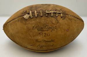 lot 116 image: Very Old Rawlings R20 Don Meredith Official Football (Very Cool)