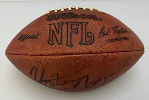 lot 122 image: Unknown Autographed #55  NFL Football