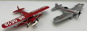 lot 139 image: Vintage Die Cast Wings Of TEXACO 1932 Northrop Gamma Sky Chief & 1929 Buhl CA-6 Sesquiplane Spokane Sun  Banks