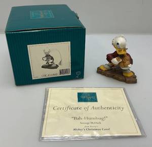 Walt Disney Classic Collection (Ebenezer Scrooge) Bah-Humbug (NIB)