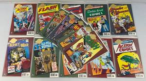 lot 222 image: Misc.DC MiLLENNIUM EDITION Comics Including Action Comics, Batman, Flash, Superman And More (Bagged And Carded)