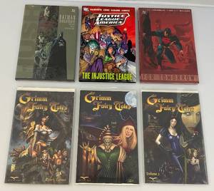 lot 227 image: Misc.Paperback & Hardcover Graphic Novels Including Batman, Superman (Factory Sealed) And More (Paperbacks Bagged & Carded)