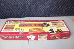 lot 29 image: PantographPRO Woodworking Sign Making Kit by Milescraft