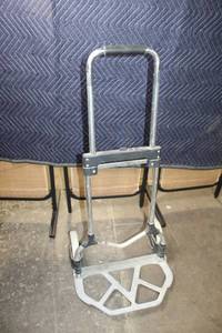 lot 38 image: Folding Aluminum Hand Truck with Non-Marking Wheels