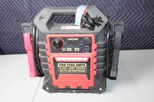 lot 45 image: Viking 1700 Peak Amps 12 Volt Jump Starter with 250 PSI Air Compressor