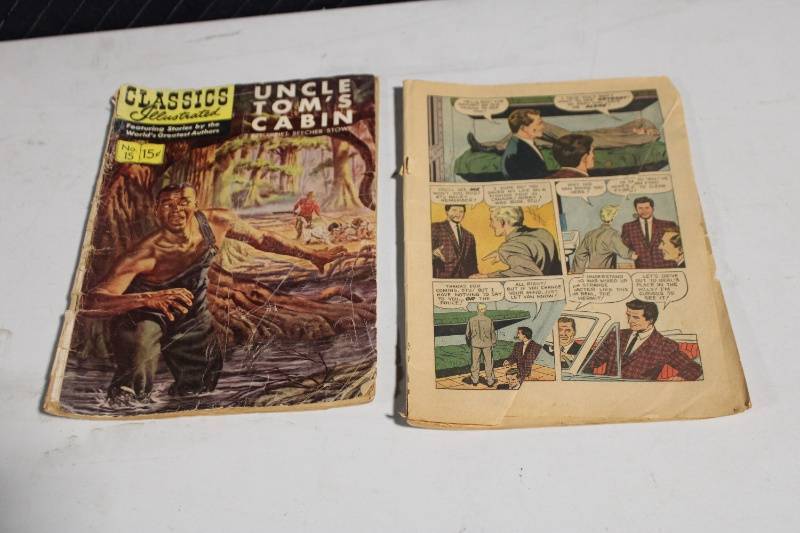 lot 187 image: Classics Illustrated Comic Uncle Toms Cabin No. 15