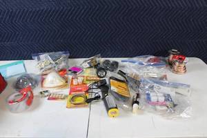 lot 25A image: Assorted Electrical and Hardware Supplies
