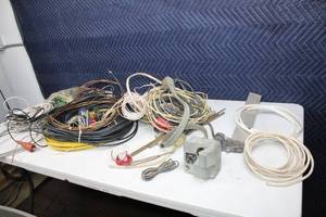 lot 61 image: Collection of Assorted Electrical Cables and Wiring Components
