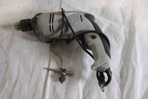 lot 20B image: Used Heavy-Duty Corded Drill with Key Chuck